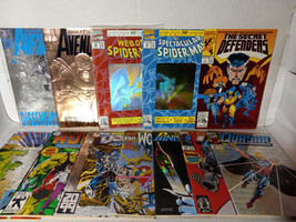 Marvel Hologram Comics: SPIDER-MAN, Punisher, Hulk, Avengers, Wolverine, Quasar - £58.57 GBP