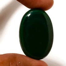 38.75 Cts Natural Green Onyx Oval Cabochon Loose Gemstone for Jewelry Ma... - £7.86 GBP