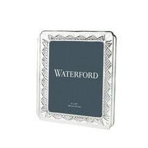 Waterford Crystal Heirloom Frame 8x10 Fleur-De-Lis Heart Cuts Wedding 105817 NEW - £193.02 GBP