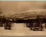 RPPC Winter Scene The Ark Jaffrey New Hampshire NH UNP Blank Back Postca... - £9.27 GBP