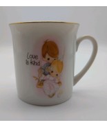 1984 Precious Moments Boy &amp;  Girl LOVE IS KIND mini cup espresso - £6.23 GBP
