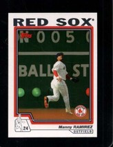 2004 Topps #220 Manny Ramirez Nmmt Red Sox - £3.46 GBP