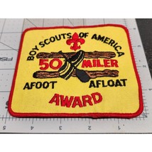 Boy Scout of America 50 Miler Afoot Afloat Award Patch - £5.88 GBP