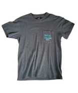 Harley-Davidson Logo T-Shirt Men M Medium Hot Rod Muskegon MI US31 - 100... - $17.28