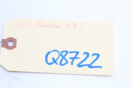 04-11 MAZDA RX-8 REAR LEFT DRIVER SIDE INTERIOR DOOR GRAB HANDLE TRIM Q8722 image 12