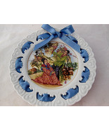 Charm Sara Asano Kogei Japan Co Beautiful 8&quot; Asian scene Young Lovers - €8,53 EUR