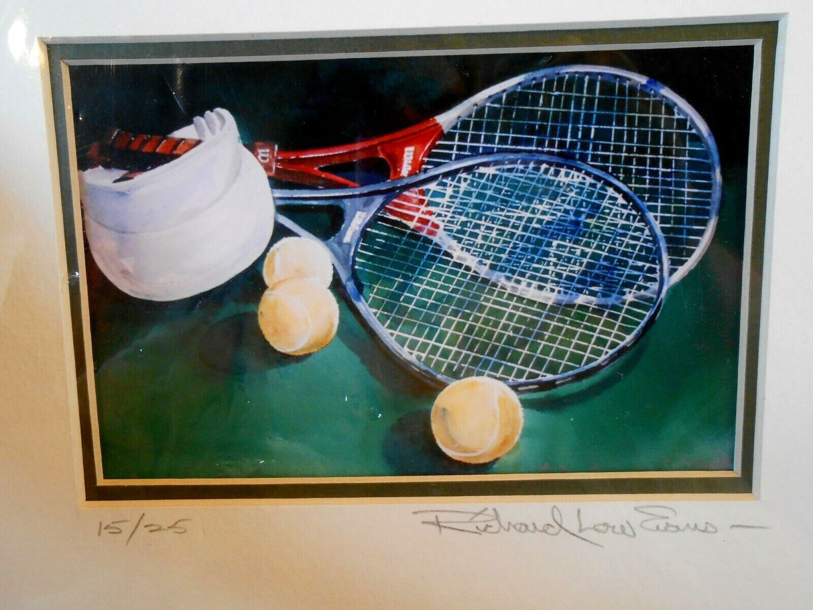 Primary image for * Richard Low Evans 1989 Still Life Fast Game #15/25 Print Matted Unframed