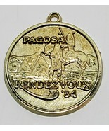Vintage 1984 Pagosa Rendezvous Medal Badge Pendant Rare Estate Collectible  - $149.25 MXN