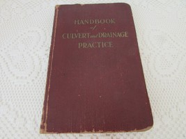 VTG HANDBOOK OF CULVERT AND DRAINAGE PRACTICE 1930 HIGHWAY PRODUCTS NY  - $109.78 MXN