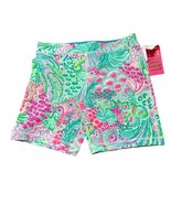 Lilly Pulitzer Mini Weekender Bike Shorts Banana Split Print Girls L NWT - $47.15 CAD