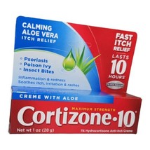 Cortizone-10 Maximum Strength Anti-Itch Creme With Aloe Exp09/2025 - £10.88 GBP