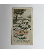 Vinegars Four Kinds &amp; Their Making H J Heinz Company Booklet Pittsburgh PA - $382.77 MXN