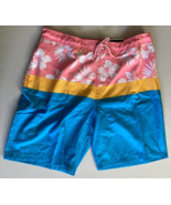 Club Room Men&#39;s Colorblocked 9&quot; Quick Dry Swim Trunks Multicolor-Small 3... - $18.98 CAD