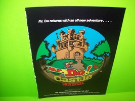 MR. DO!&#39;s CASTLE Magazine Print AD For Video Arcade Game Promo Artwork - $13.05