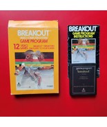 Breakout Atari 2600 7800 Complete Text Label Game Manual Box Cleaned Works - $17.73