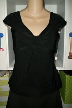 Form-Fitting Sexy Spandex Top~S~Cap-Sleeve~Off-Shoulder Shirt~Blouse~Got... - £13.02 GBP