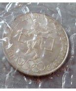 1968 Mexico Olympics 720 Silver 25 Pesos Commemorative Coin Uncirculated - £31.02 GBP