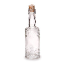 Darice- Glass Bottle Round - Clear - 5 inches - £25.81 GBP