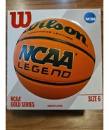 Wilson NCAA Gold Series Composite Leather Size 6 Basketball - $403.97 MXN