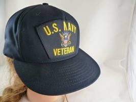 U.S. Navy Veteran Baseball cap hat. Navy Blue USA - £12.36 GBP