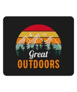 Personalized Mouse Pad Round or Rectangle Great Outdoors Retro Sunset De... - £13.79 GBP