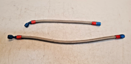 2 Qty of Ducati Racing Corsa Oil Cooler Hoses 17.5&quot; Length | 11.5&quot; Lengt... - $128.24