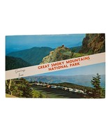 Postcard Greetings From Great Smoky Mountains National Park Charlies Bun... - $4.88
