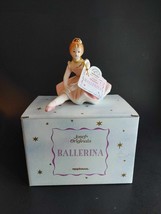 Josef Originals Ballerina Figurine 38683 Pink Gold 6&quot; Josef&#39;s Originals NIB - £61.98 GBP