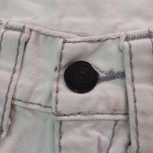 True Religion MOZJ60ESB Women's 27 White Cotton Skinny Jeans With Paint Design image 4