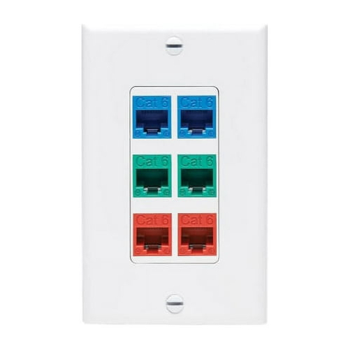 Eaton N042D-006V-WH EATON TRIPP LITE SERIES CENTER PLATE INSERT, DECORA ... - $20.70