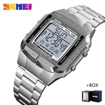 SKMEI Men Watch Fashion Digital Sports Watches LED Electronic Watches Men Waterp - £31.22 GBP