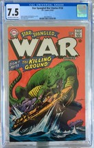 Star Spangled War Stories #134 (1967) CGC 7.5 -- O/w to white pages; Kanigher - £174.07 GBP