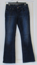 APt. 9 Curvy Bootcut Jeans Embellished Pocket Women&#39;s Sz 2 Pre-owned AWE... - $274.30 MXN