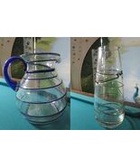 Poland Glass Vase Swirl Rigaree Large Vase Pitcher Pick 1 - €132,99 EUR