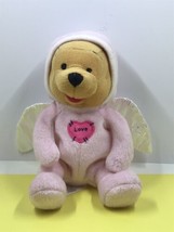 Disney Store -  Vintage- Mini Bean Bag Angel Pooh Bear - 8&quot; - - £9.30 GBP