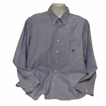 Vintage Cinch Mens XL Long Sleeve Ranch Shirt Blue Button Down Western R... - £17.38 GBP