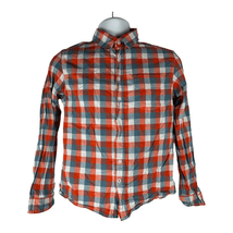 Cherokee Youth Boys Plaid Long Sleeved Button Down Shirt Size L (12/14) - $16.83
