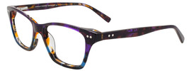 EASYCLIP EC453 Eyeglasses Eye Glasses 080 Violet Authentic New 49mm Unisex - £141.93 GBP