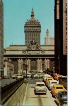 Traffic on the ramp of Grand Central Terminal, New York City, New York Postcard - £4.06 GBP