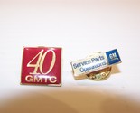 GM SERVICE PARTS &amp; OPERATIONS &amp; 40 GMTC HAT PINS - $17.98