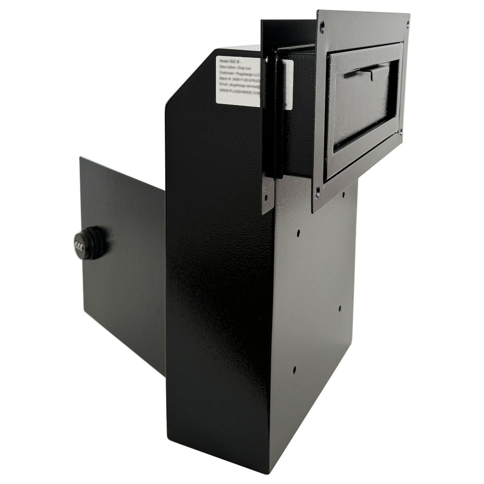 Locking Door Drop Box with Combination Lock – Steel Mailbox with Rear Ac... - $69.99