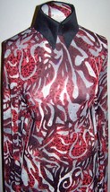 Scarlet Mixed Animal Print Hologram Sequin Dot Lycra Stretch ITY Fabric 1yd 5 In - £23.97 GBP