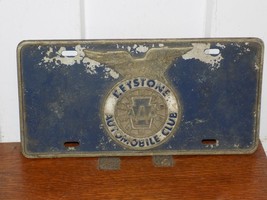 Vintage Keystone AAA Automobile Club Heavy Metal License Plate - $74.25