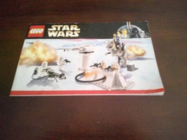 Lego Star Wars 7749 Echo Base Instruction MANUAL Book Only  - $5.93