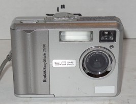 Kodak EasyShare C530 5.0MP 5x Zoom 1.5&quot; LCD Digital Camera - Silver Tested Works - £39.56 GBP