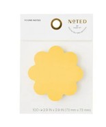 Noted By Post-It Daisy Notes, Yellow, 2.9” X 2.9”, Pack of 100 - £6.28 GBP