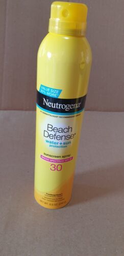 3-Pack Neutrogena Beach Defense Body Sunscreen Spray Lotion SPF 30  Exp 01/2024 - £12.43 GBP