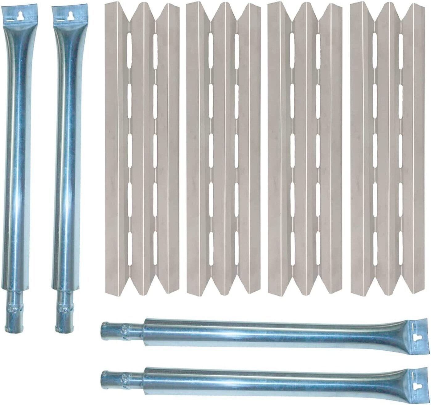 BBQ Gas Grill Heat Plates Burners Replacement 8-Pack Kit For Baron Broil... - £49.89 GBP