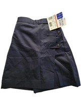 NWT Royal Park Navy Blue Uniform Skirt Skort Girls 6 New Elastic 1998 Sc... - £7.45 GBP