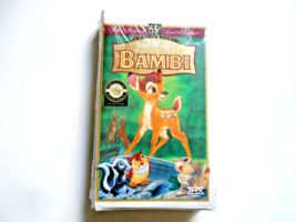 Walt Disney Bambi VHS Tape Masterpiece Collection 55 Anniversary Limited... - $9.89